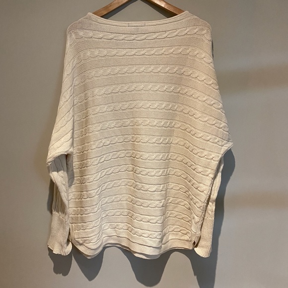 Chaps Womens Relaxed Fit Long sleeve Sweater Top - Picture 4 of 4